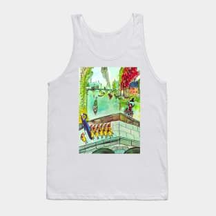 Madeline Book Illustration Tank Top